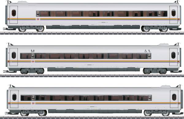 Märklin 043739 H0 3-delige uitbreidingsset ICE 3 Railbow