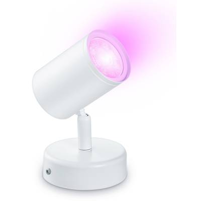 WiZ IMAGEO WiZ Spots 1x5W W 22-65K RGB 871951455187900 LED-plafondlamp 5 W  Warmwit Wit