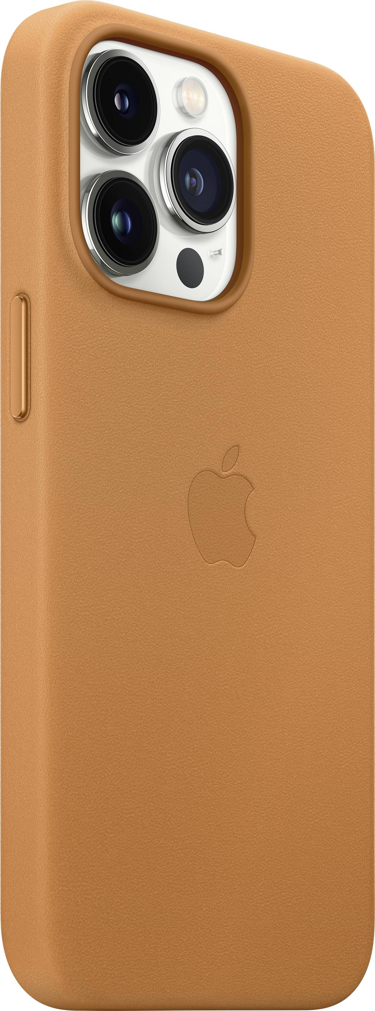 Leather Backcover MagSafe Apple iPhone 13 Pro - Golden Brown-0