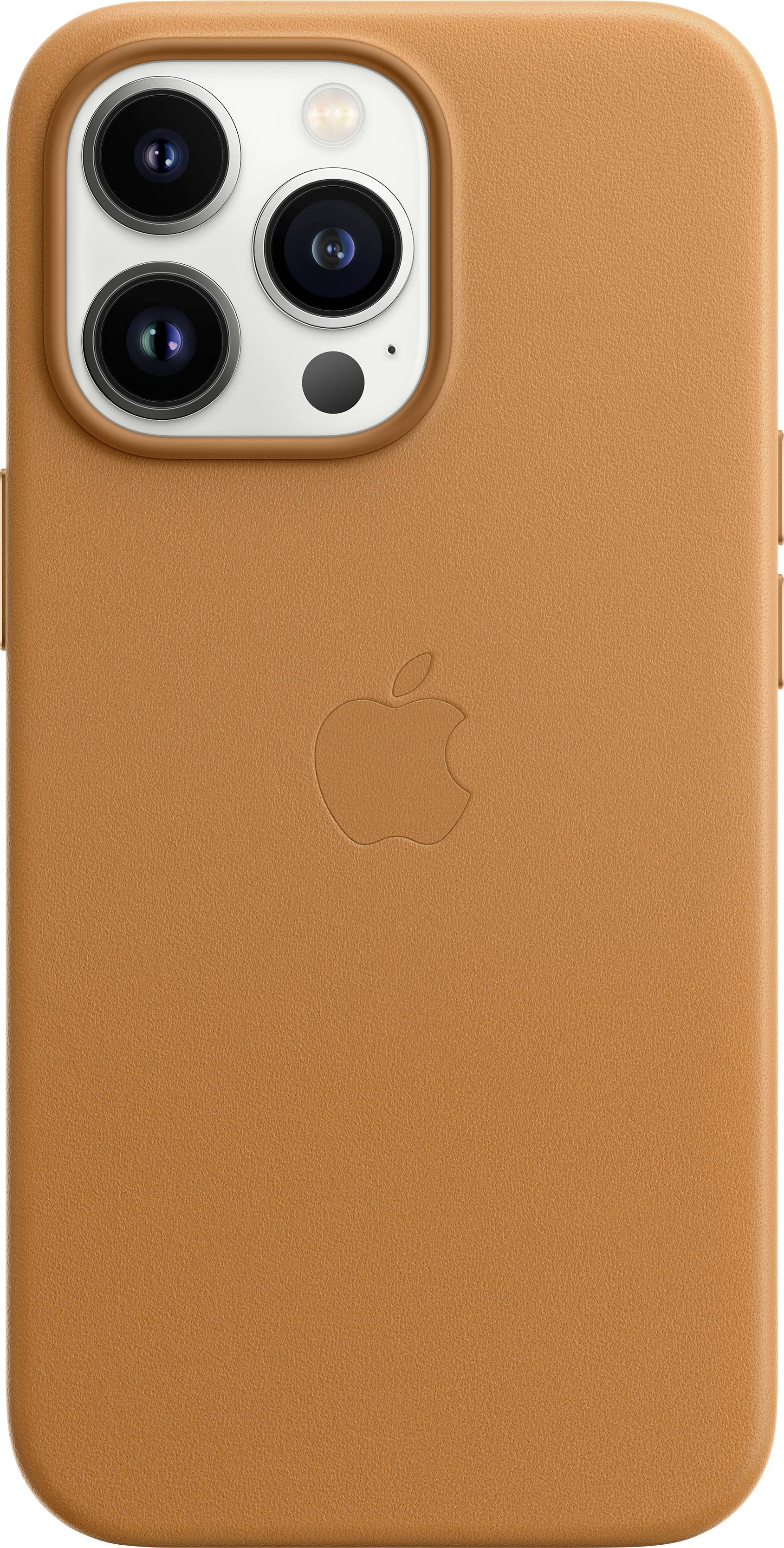Leather Backcover MagSafe Apple iPhone 13 Pro - Golden Brown-1
