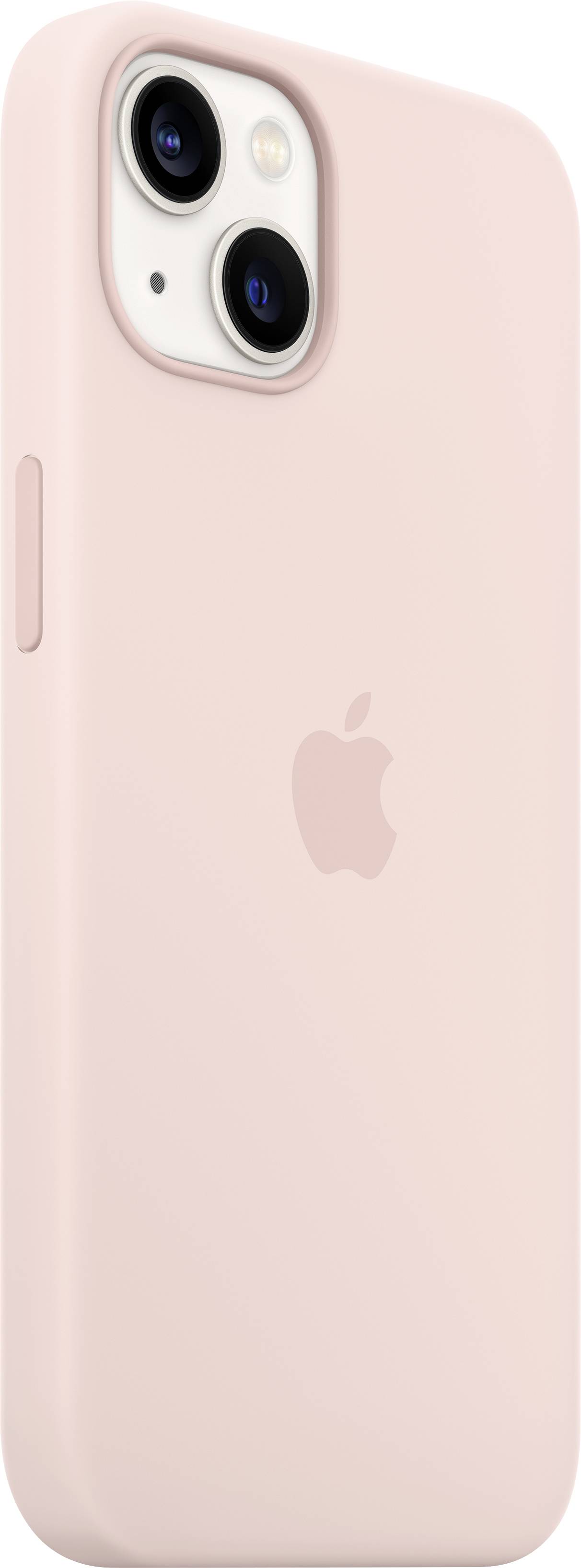 Apple Silikon Case mit MagSafe Backcover Apple iPhone 13 Kalkroze