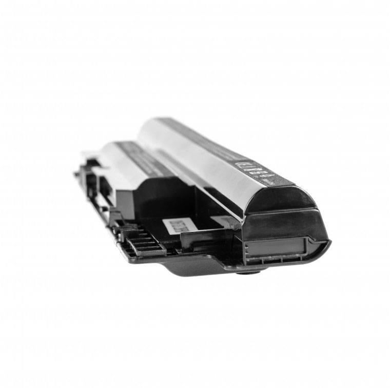 Een zwarte HP-printerinktcartridge met het modelnummer '12A'. Hij is cilindrisch met verschillende aanhechtsels en details.