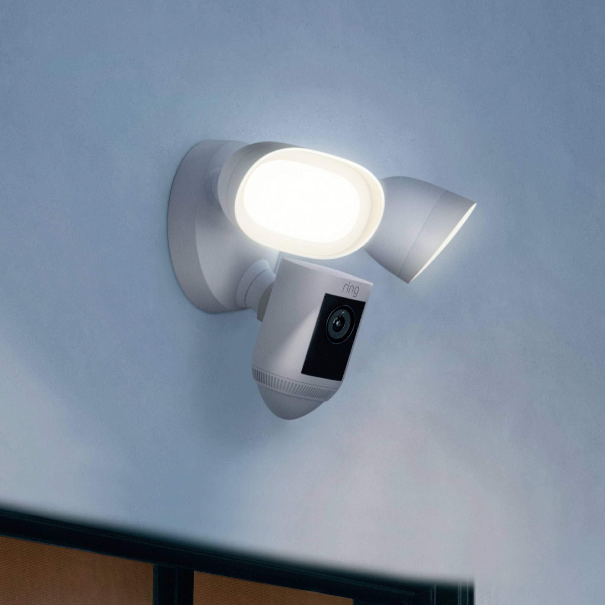 WiFi IP-Compactcamera 1920 x 1080 Pixel ring Floodlight Cam Wired Pro White 8SF1E1-WEU0 Buiten-14