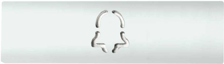 DoorBird 423863040 Naamplaatje voor Accessoires voor deurintercom