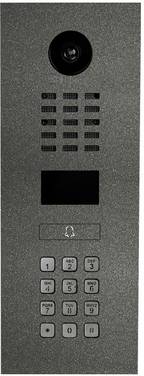 DoorBird D2101KV  Buitenunit voor Video-deurintercom via WiFi LAN  RVS V2A, DB703 ijzermica (zijdemat)