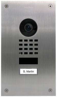 DoorBird D1101UV Upgrade  Buitenunit voor Video-deurintercom via WiFi LAN  RVS V4A (geborsteld)