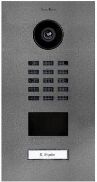 DoorBird D2101V  Buitenunit voor Video-deurintercom via WiFi LAN  RVS, IJzermica (zijdemat)