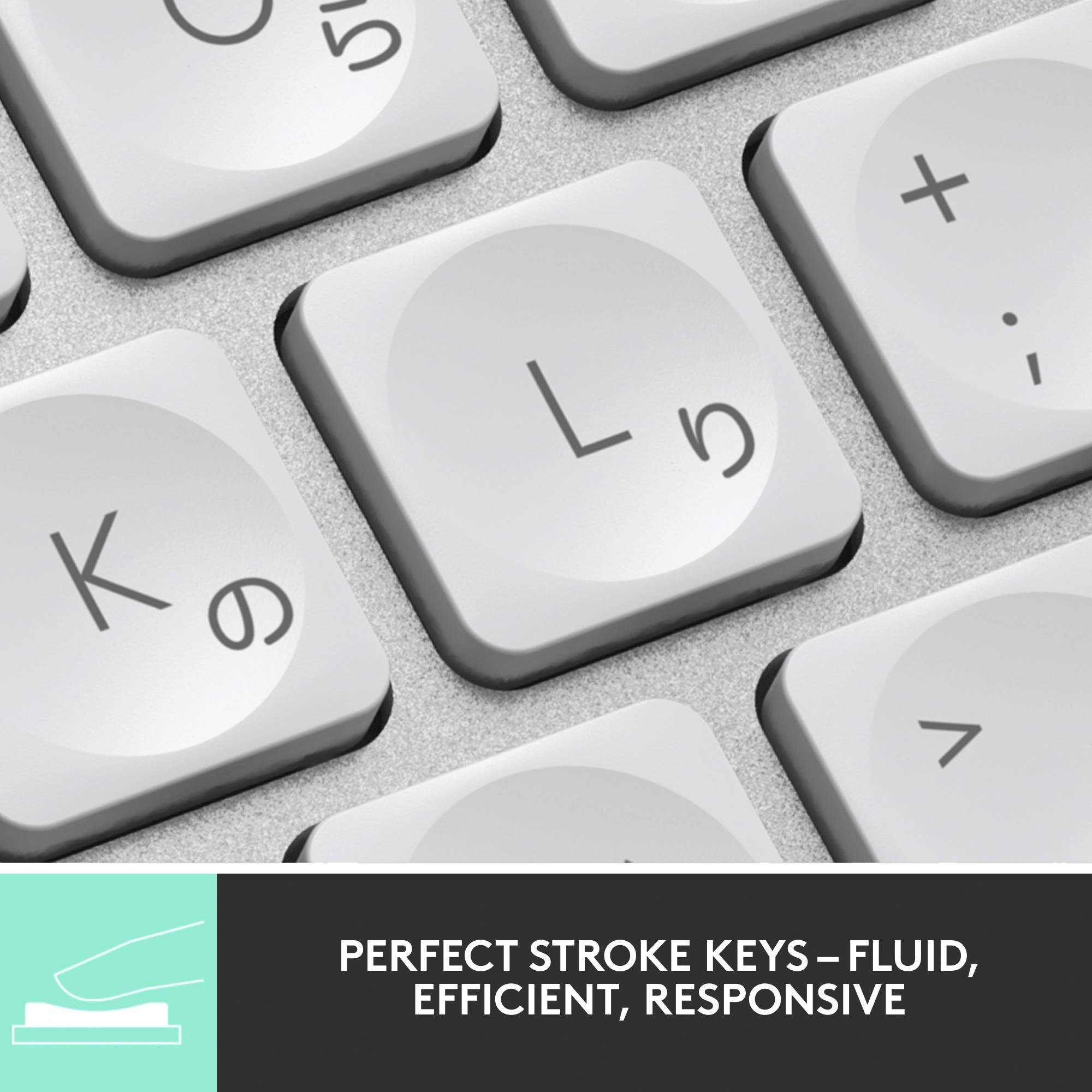 Logitech MX Keys Mini voor Mac Draadloos Toetsenbord QWERTZ Zilver/Wit (920-010519)-5