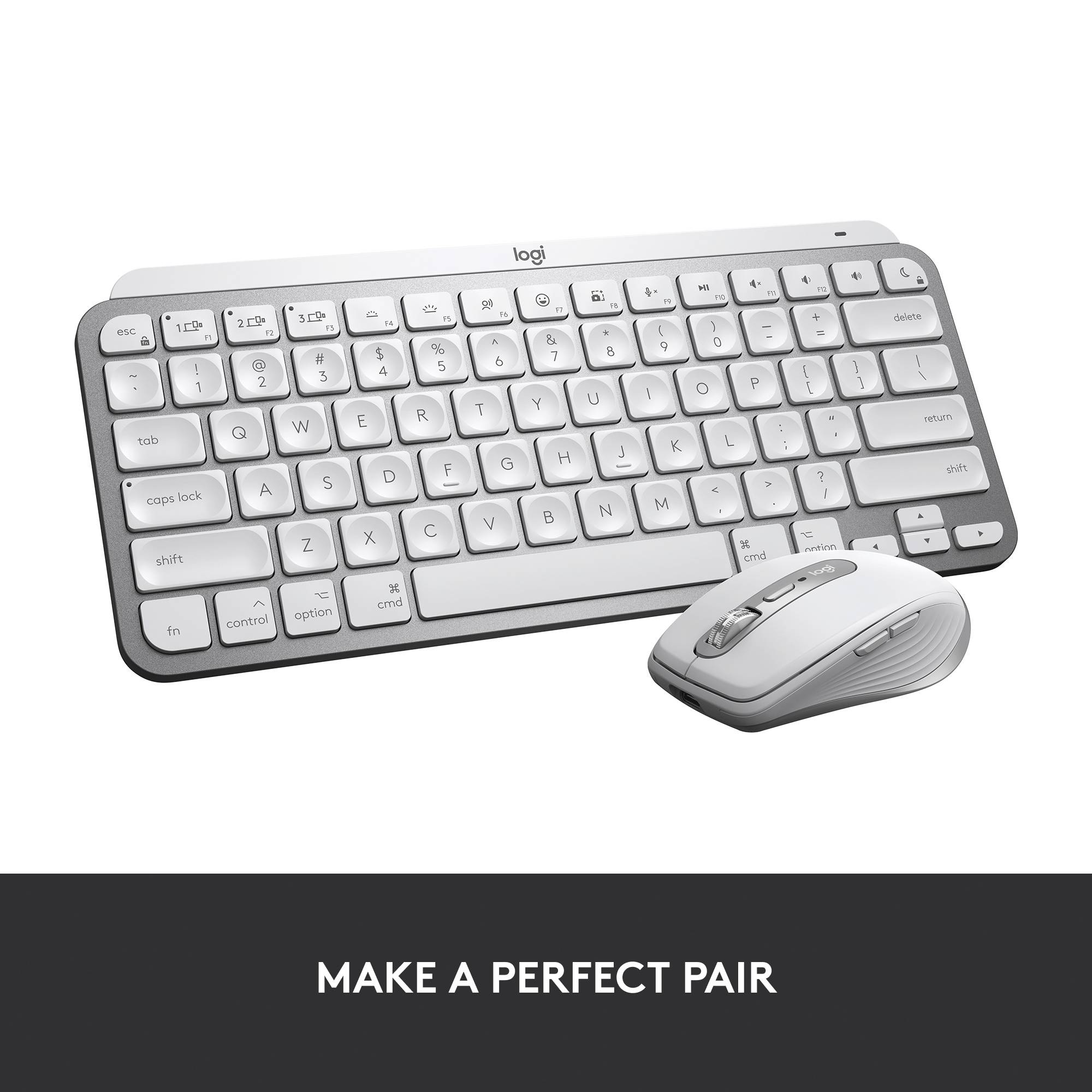 Logitech MX Keys Mini voor Mac Draadloos Toetsenbord QWERTZ Zilver/Wit (920-010519)-14