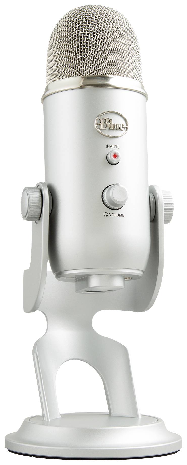 Blue Microphones Yeti PC-microfoon Zilver Kabelgebonden, USB