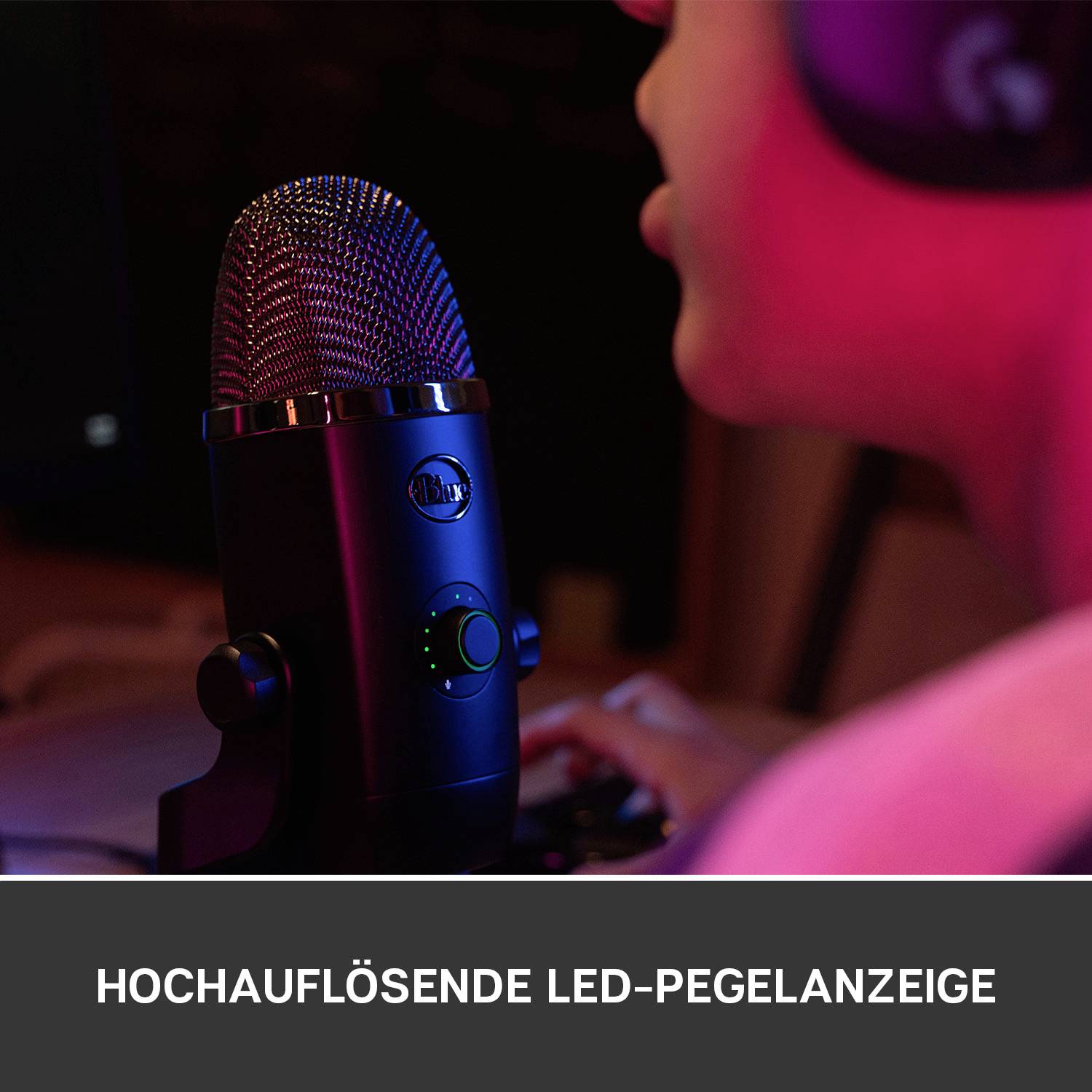 Statief PC-microfoon Blue Microphones Yeti X Zendmethode:Kabelgebonden, USB-5