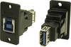 Cliff CP30606NX1 FM Slim FT HDMI F-F 3.2 hole Adapter, inbouw 1 stuk(s)