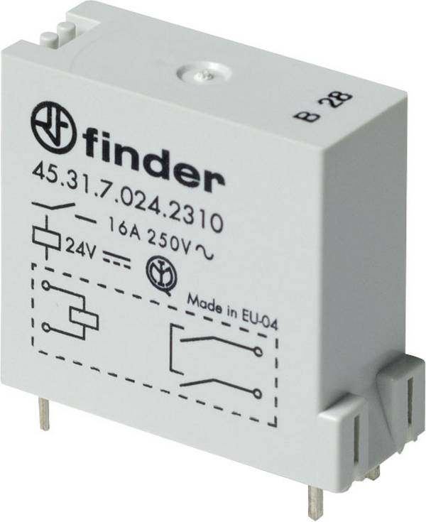 Finder 45.31.7.012.0310 Printrelais 12 V/DC 16 A 1x NO 1 stuk(s)