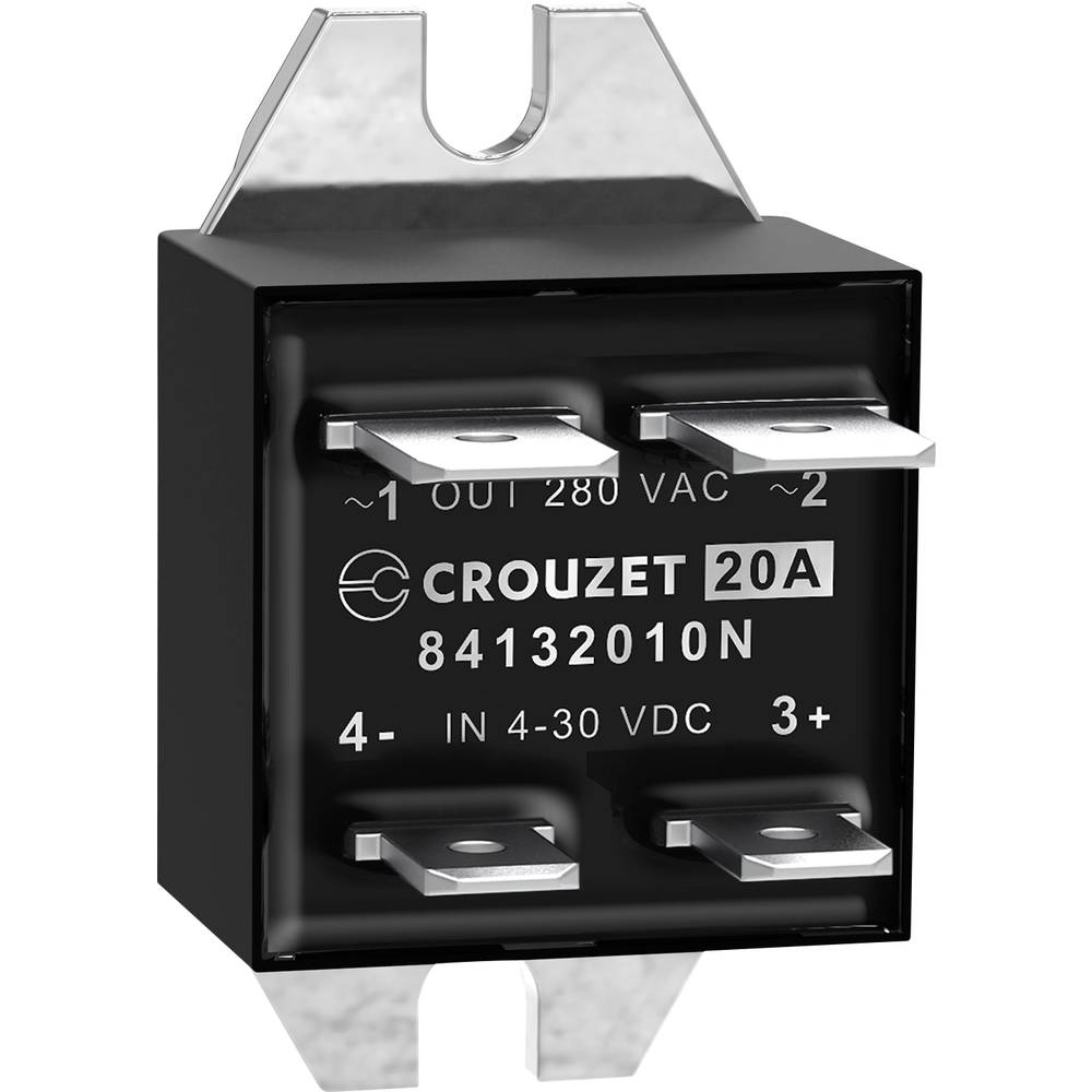 Crouzet Halfgeleiderrelais 84132010N 20 A Schakelspanning (max.): 280 V/AC Speciale nuldoorgang 1 stuk(s)