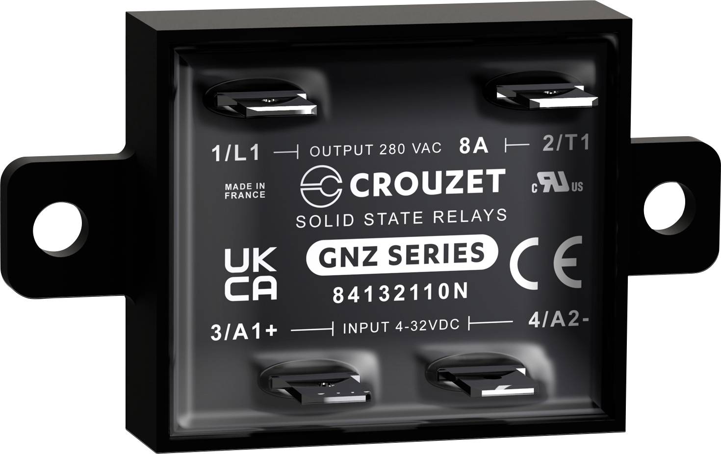 Crouzet Halfgeleiderrelais 84132110N 8 A Schakelspanning (max.): 280 V/AC Willekeurig schakelend 1 stuk(s)