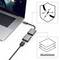 6-in-1-adapter met USB-C, Mini DisplayPort, HDMI en VGA. Maakt veelzijdige aansluitingen voor verschillende apparaten mogelijk.