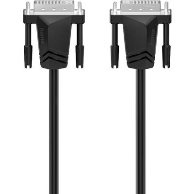 Hama DVI Aansluitkabel DVI-I 24+5-polige stekker, DVI-I 24+5-polige stekker 1.50 m Zwart 00200706  DVI-kabel