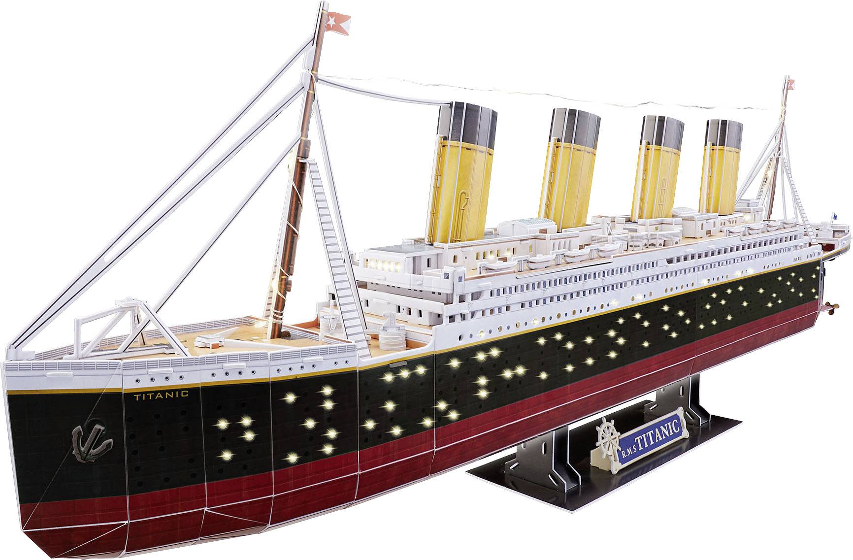 basketbal had het niet door Ver weg Revell 00154 RV 3D-Puzzle RMS Titanic - LED Edition 3D-puzzel kopen ?  Conrad Electronic