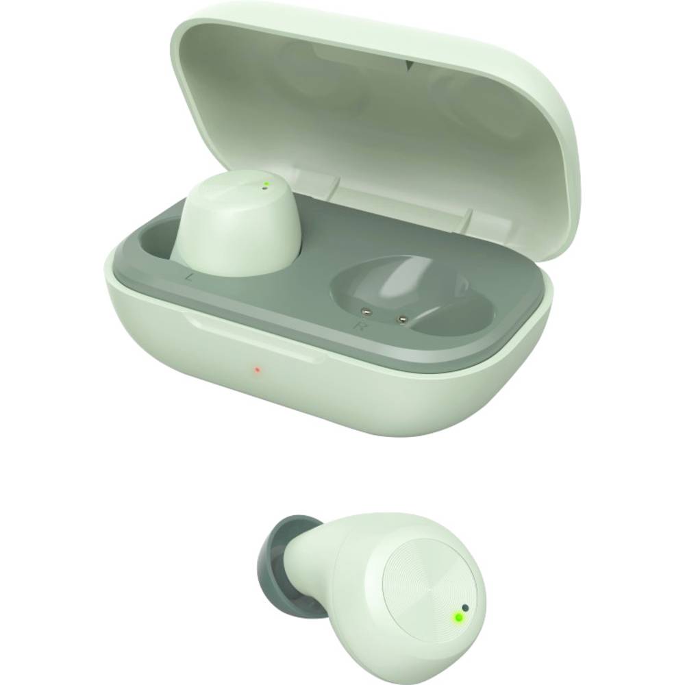Hama Spirit Chop In Ear oordopjes Bluetooth Groen Headset, Touchbesturing, Waterafstotend