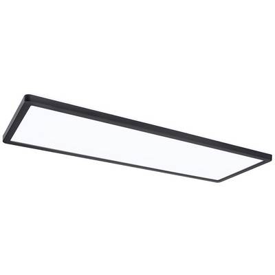 Rechthoekige LED-plafondlamp met zwarte rand en helder, gelijkmatig licht. Ideaal voor moderne interieurs.