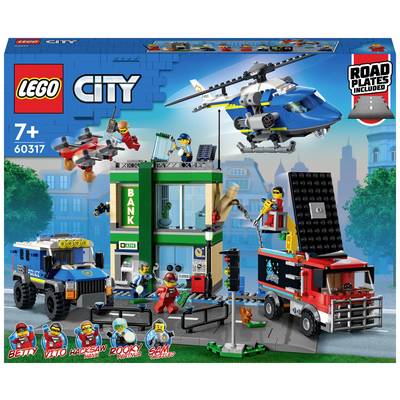 LEGO® CITY 60317 Politieachtervolging bij de bank