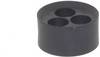 Wiska 10102054 MFD 40/03/125 Meervoudig dicht-inzetstuk Slagvast, Met trekontlasting M40 M40 Kunststof Zwart (RAL 9005) 25 stuk(s)