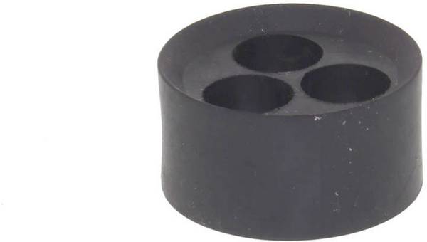 Wiska 10102054 MFD 40/03/125 Meervoudig dicht-inzetstuk Slagvast, Met trekontlasting M40 M40 Kunststof Zwart (RAL 9005) 25 stuk(s)
