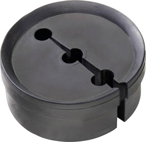 Wiska 10102297 GFD 20/01/060 Dicht-inzetstuk Slagvast, Met trekontlasting M20 M20 Kunststof Zwart (RAL 9005) 25 stuk(s)