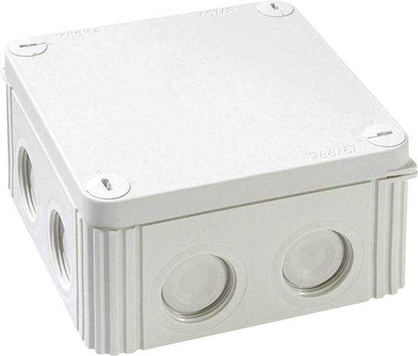 Wiska COMBI MAR 607/5 LG Aftakkast (l x b x h) 110 x 110 x 66 mm Grijs IP66/IP67 3 stuk(s)