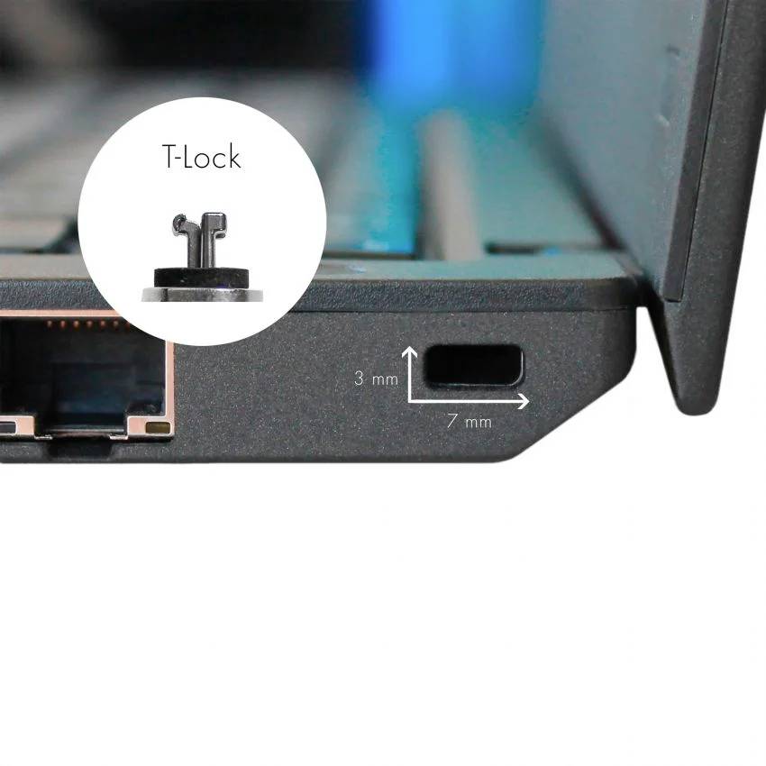Dicota Security Cable T-Lock Ultra SlimV2, met hoofdsleutel, 3x7mm-2