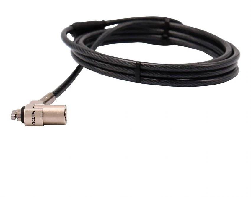 Dicota Security Cable T-Lock Ultra SlimV2, met hoofdsleutel, 3x7mm-1