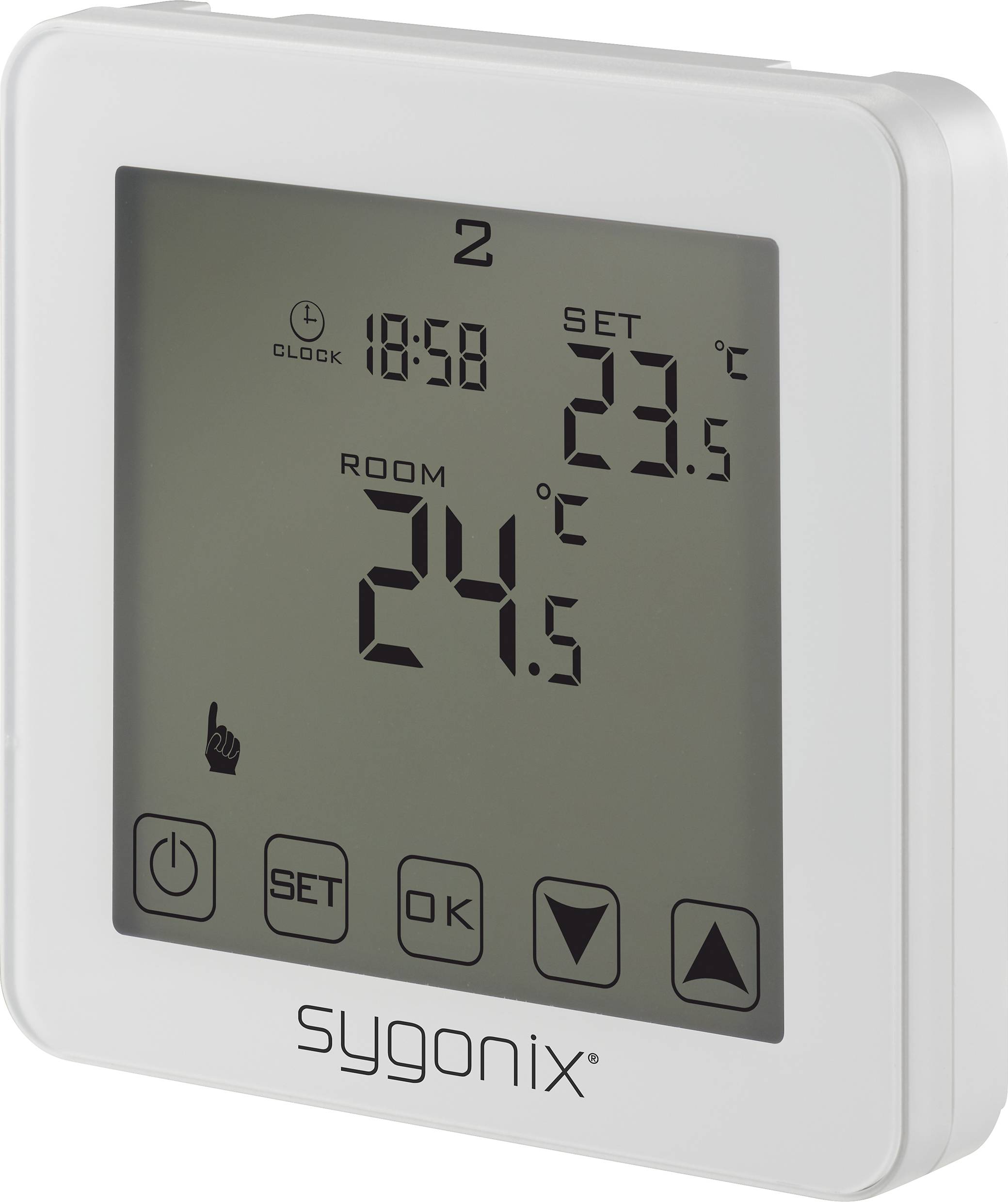 Invloedrijk Pef ik ben gelukkig Sygonix Touch 2 Kamerthermostaat Inbouw (in muur) Weekprogramma 1 tot 70 °C  kopen ? Conrad Electronic