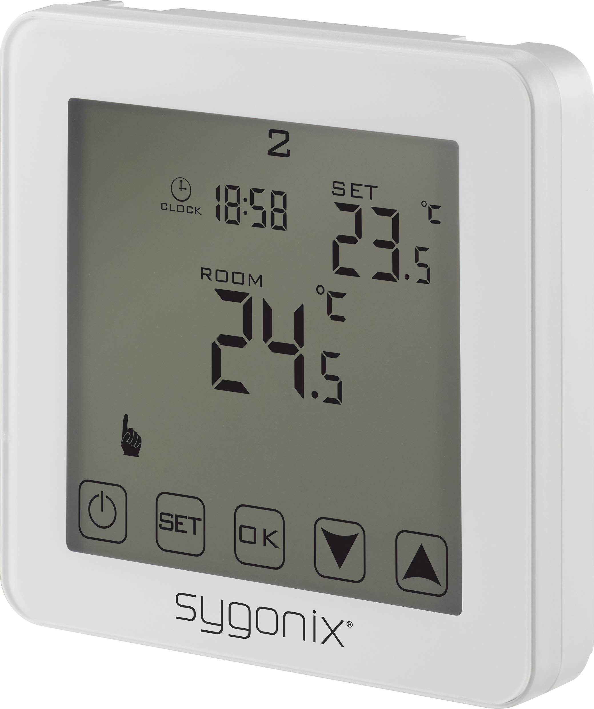 Sygonix Touch 2 Kamerthermostaat Inbouw (in muur) Weekprogramma 1 tot 70 °C