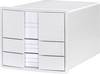 HAN IMPULS 1017-12 Ladebox Wit DIN A4, DIN C4 Aantal lades: 3
