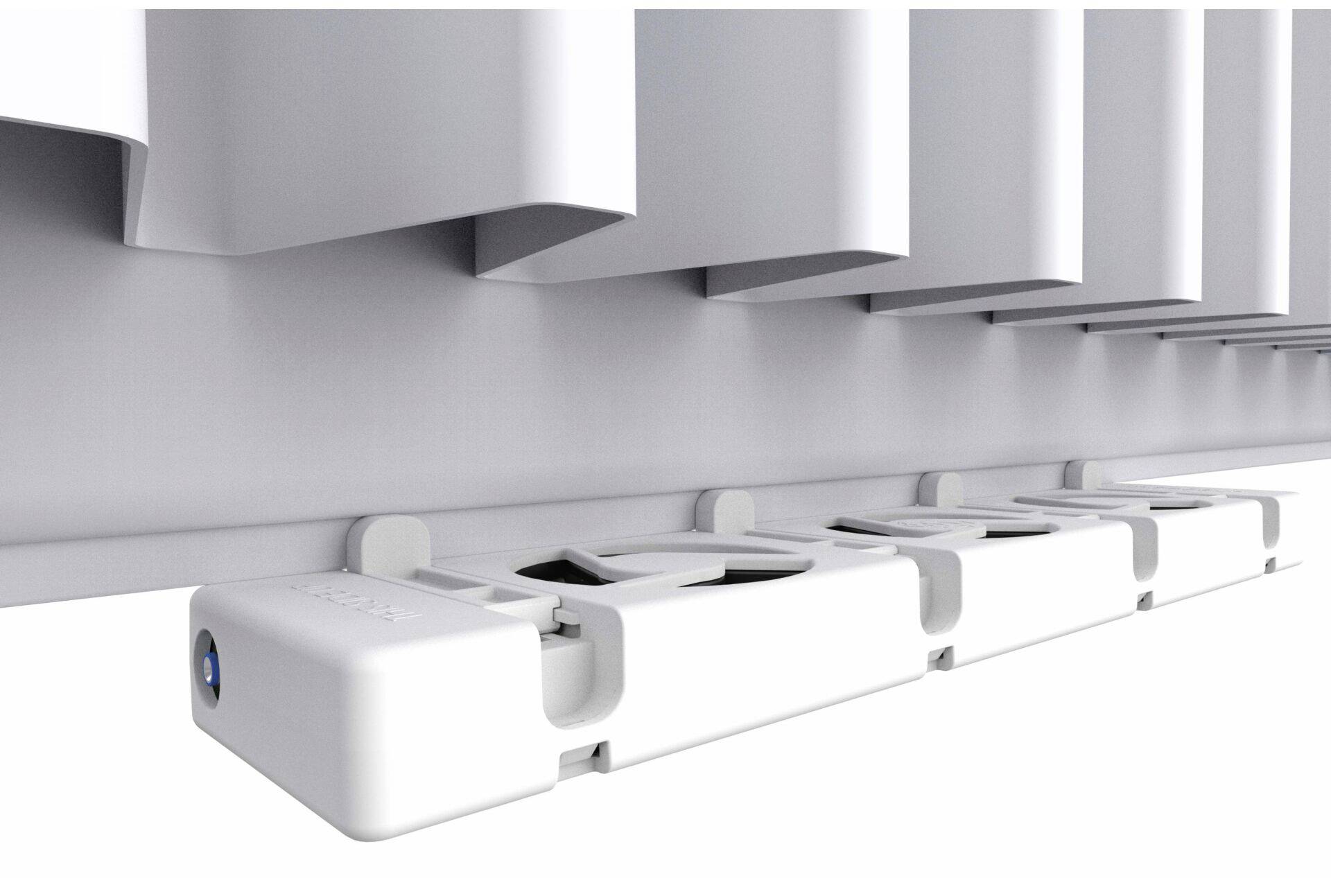 SpeedComfort Radiator Ventilator Mono set - Energiezuinig - Wit-9