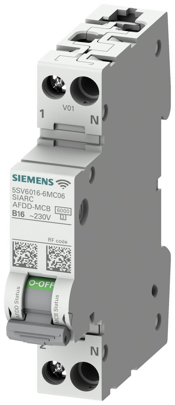 Siemens 5SV60166MC13 5SV6016-6MC13 Brandbeveiligingsschakelaar 2-polig 13 A