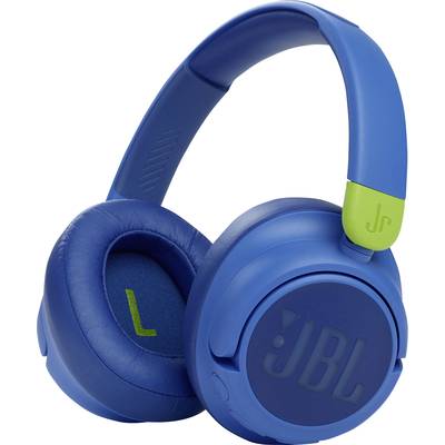 Technologie ontmoeten eindeloos JBL Harman JR 460NC Over Ear koptelefoon Bluetooth, Kabel Kinderen Blauw  Noise Cancelling kopen ? Conrad Electronic