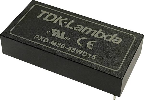 TDK PXD-M30-48WD15 DC/DC-converter 5 V/DC 12 V/DC 1 A 30 W Aantal uitgangen: 2 x Inhoud 1 stuk(s)
