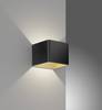 Fischer & Honsel Dan 30342 Wandlamp 4.5 W Warmwit Zwart