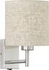 Fischer & Honsel Dreamer 30309 Wandlamp E27 40 W Nikkel