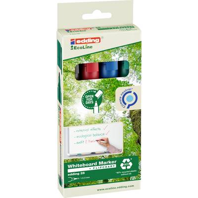 Edding 28 4-28-4 Whiteboardmarkerset Blauw, Groen, Rood, Zwart 4 stuk(s)-0