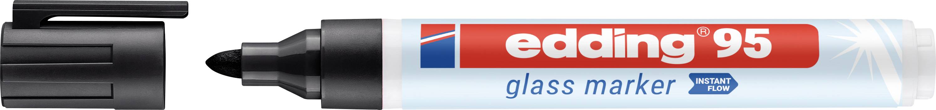 Edding 95 Glasmarker Zwart 1.5 mm, 3 mm