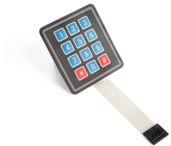 Whadda WPI300 Folietoetsenbord  1 stuk(s)