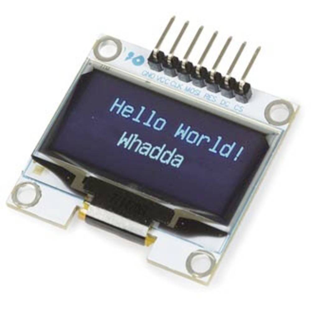 Whadda Oled-display Arduino 1.3" 35 X 33,5 Mm Blauw