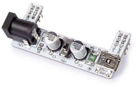 Whadda WPM424 2-kanaals vermogensmodule voor breadboards 3,3 V / 5 V.