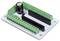 'Groene uitbreidingsprint voor Arduino Nano met headerstrips en condensator, geschikt voor het verbinden van schakelingen en sensoren.'