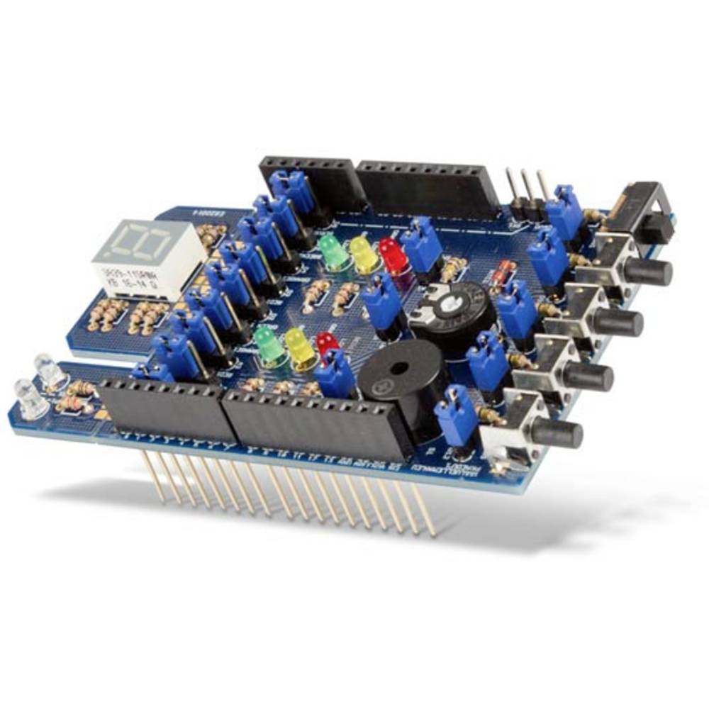 Whadda STEM Shield Voor Arduino - STEM Speelgoed - Electronica Starter Kit - Educatieve Kit - Arduino - Leren Programmeren - Programmeren Voor Dummies