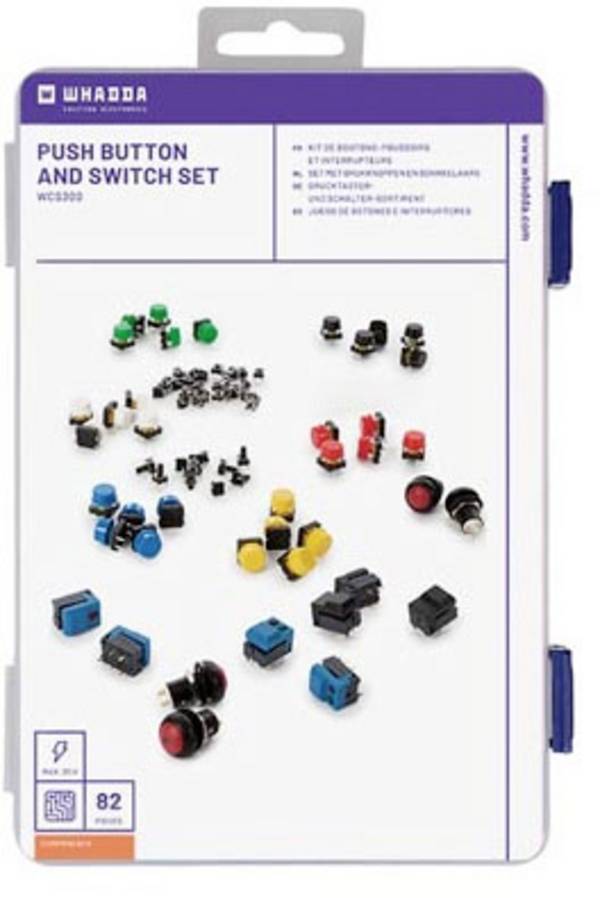 Whadda WCS300 drukknop en schakelaarset