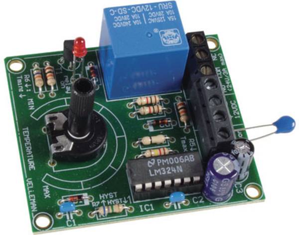 Whadda WMHA137 WMHA137 Thermostaat module Bouwpakket  5 - 30 °C