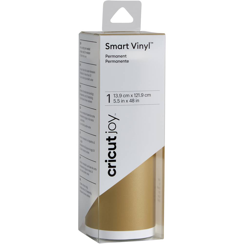 Cricut Joy Smart Vinyl | permanent | goud | 14x122cm